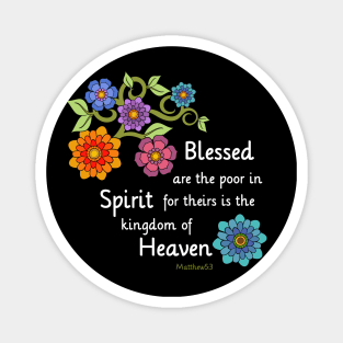 Blessed Are the poor in Spirit Magnet